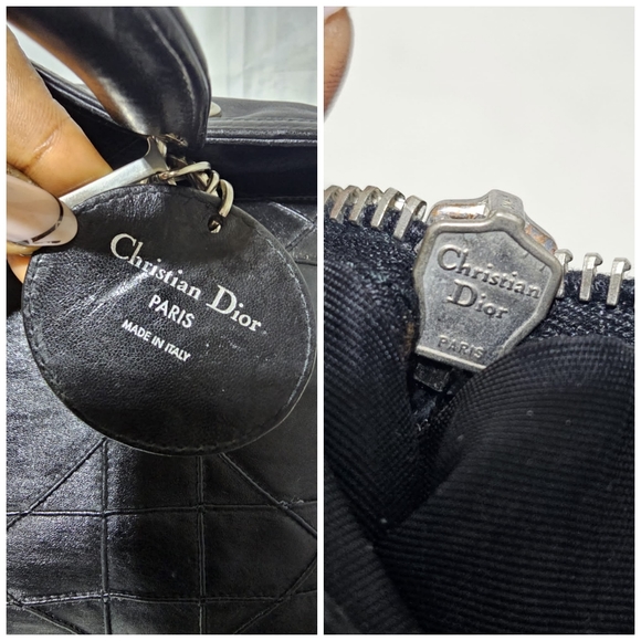 Christian Dior Granville Satchel Leather Cannage Black - Picture 7 of 13